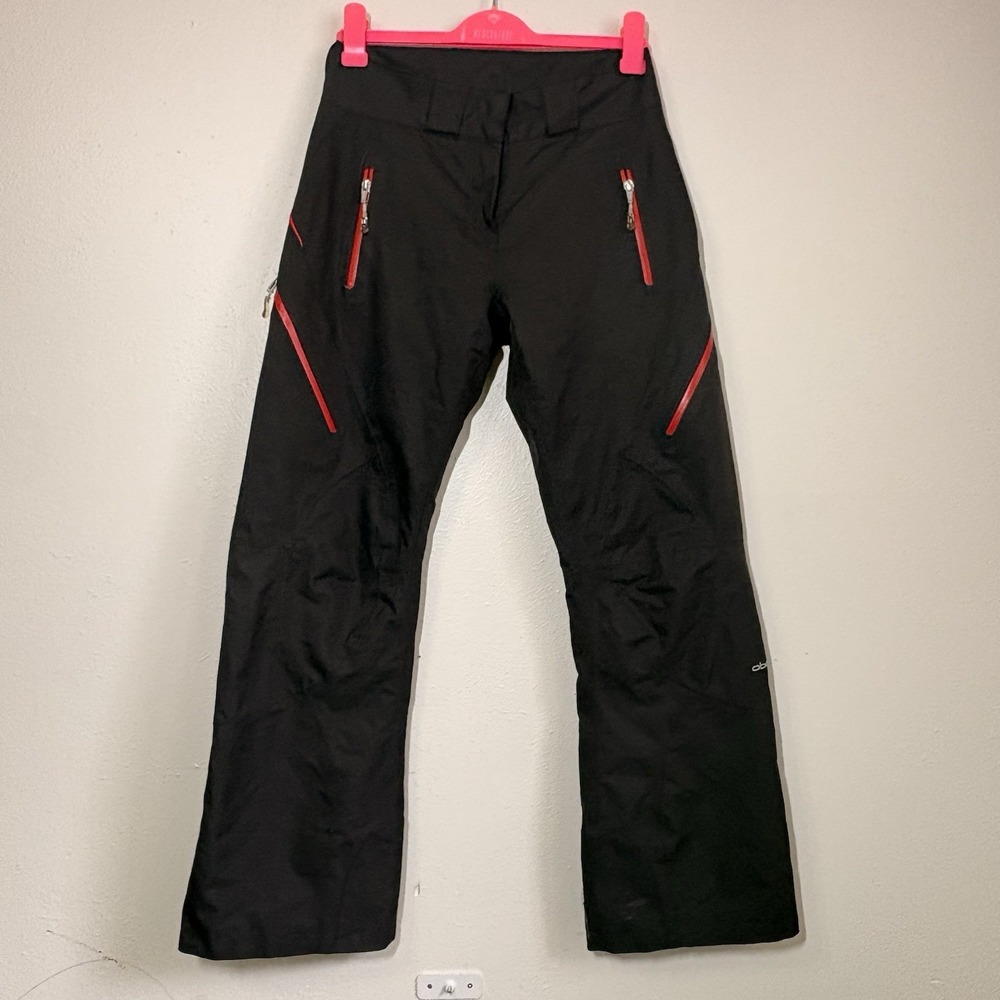 Obermeyer Womens Ski Pants Snow Pants Size 6 Black Thermore Insulated RECCO